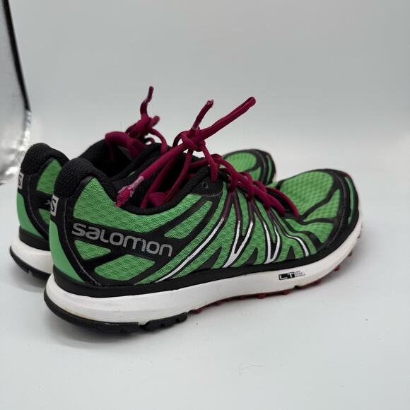 Salomon Vibrant Green and Black Running Shoes, X-Tour City Trail. Size 8. - Picture 4 of 9